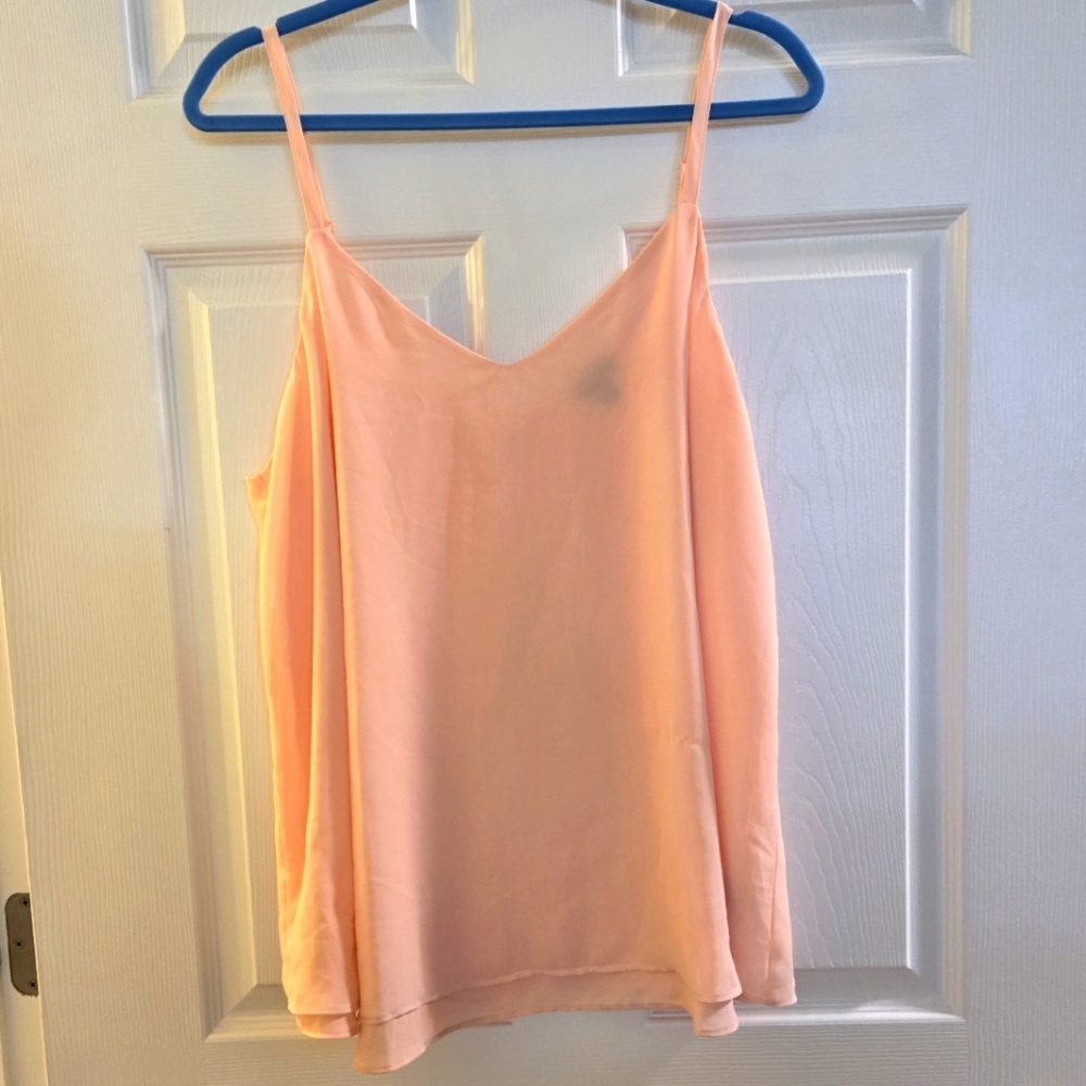 Torrid Double Layer Cami | size 1 | pale pink | almost new